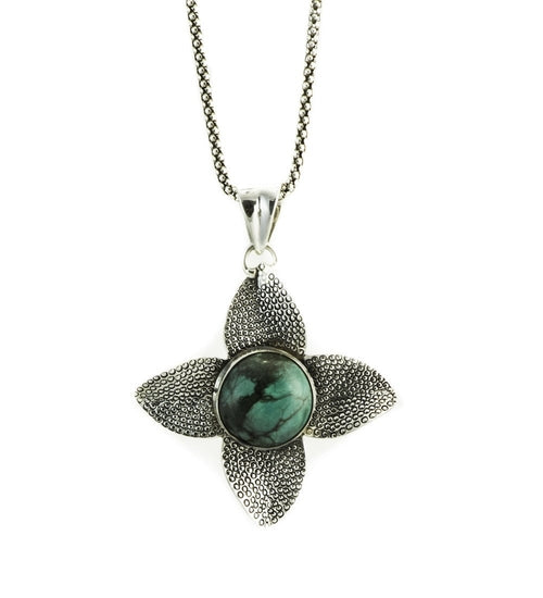 Sterling Silver Turquoise Necklace