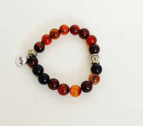 Buddha Bracelet Natural Agate