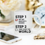 Masters Degree Graduation Gift Masters Degree Mug