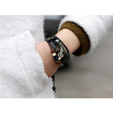 "You are Braver Than you Believe Stronger than you seem" Inspirational Motivational Leather Bracelet