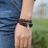 "You are Braver Than you Believe Stronger than you seem" Inspirational Motivational Leather Bracelet