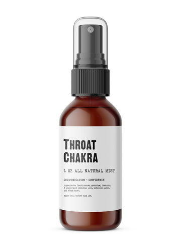 Throat Chakra - Meditation/Body Mist - Made with All Natural Ingredients