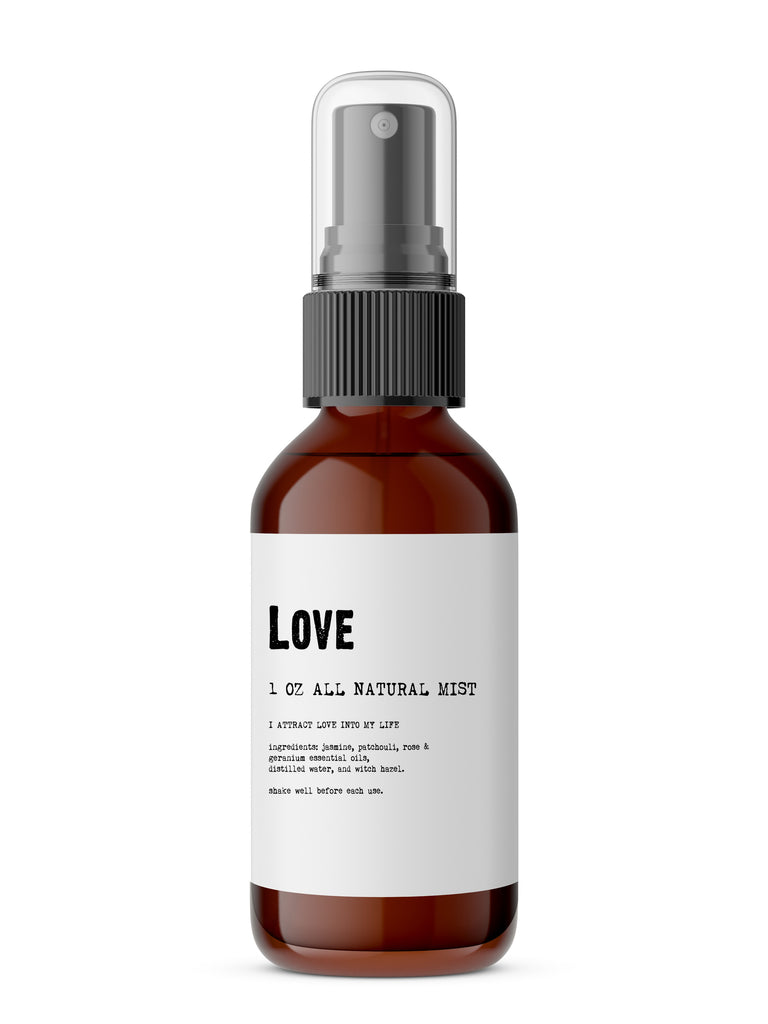 Love - Meditation/Body Mist - Made with All Natural Ingredients