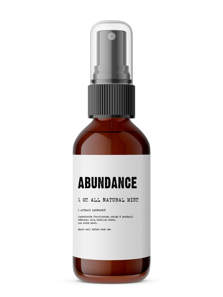 Abundance - Meditation/Body Mist - Made with All Natural Ingredients