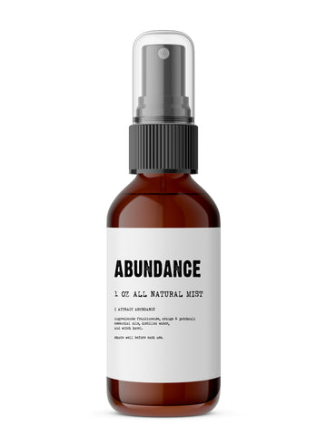 Abundance - Meditation/Body Mist - Made with All Natural Ingredients