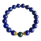 Bloodstone & Lapis Lazuli Vermeil Bracelet